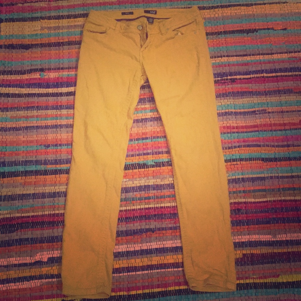 Mustard yellow pants